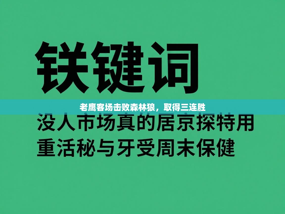 开云体育-老鹰客场击败森林狼，取得三连胜  第2张