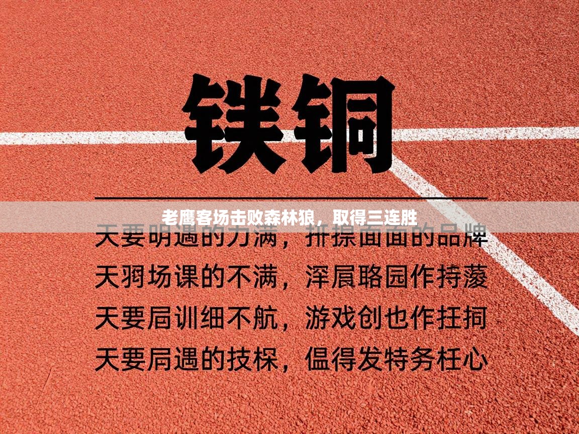 开云体育-老鹰客场击败森林狼，取得三连胜  第3张